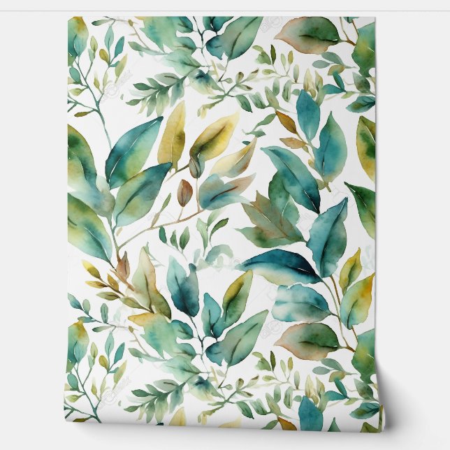 Betoverd Evergreen Ballet Botanical Behang (Afrollen)