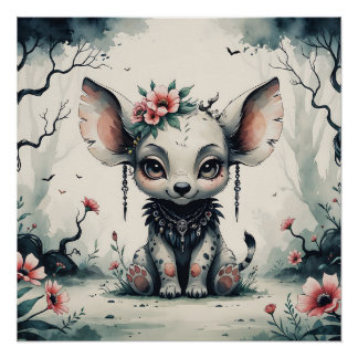 betoverd fantasiewezen perfect poster