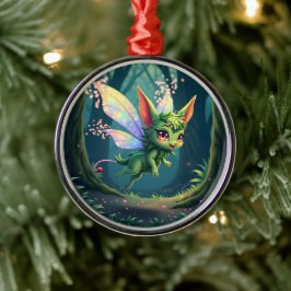 Betoverd Feeënbeestje – Magisch Bos Sprookje  Metalen Ornament