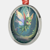 Betoverd Feeënbeestje – Magisch Bos Sprookje Metalen Ornament (Links)