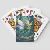 Betoverd Feeënbeestje – Magisch Bos Sprookje  Pokerkaarten (Achterkant)