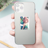 betoverd fladderen sticker (Telefoon)