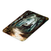 Betoverd Forest Cottage Magneet (Linkerzijde)