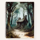 Betoverd Forest Cottage Notitieboek (Voorkant)