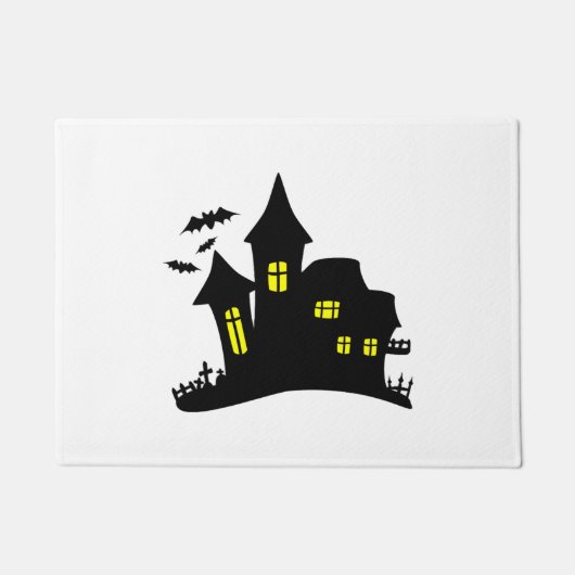 Betoverd Huis Geheime Halloween Deurmat (Voorkant)