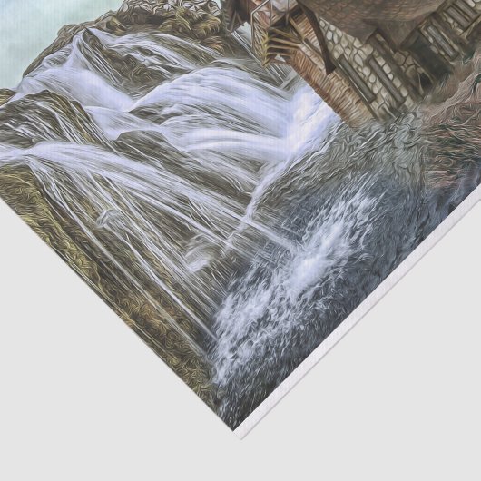 Betoverd huis tissuepapier (Detail)