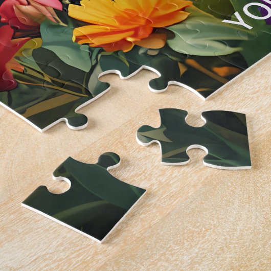 Betoverd kasteel op de heuvel legpuzzel (Zijkant)