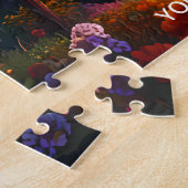 Betoverd kasteel op de heuvel legpuzzel (Zijkant)