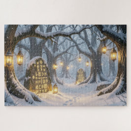 Betoverd Keltisch Winterbos Legpuzzel
