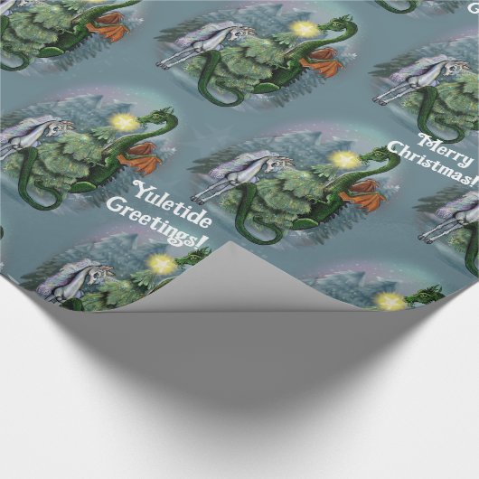 Betoverd kerst inpakpapier (Hoek)