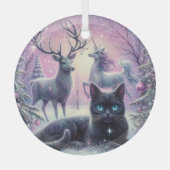 Betoverd kerstornament glas ornament (Voorkant)