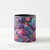 Betoverd koraalrif Kleurrijke Onderwater Scène Mok (Midden)