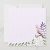 Betoverd lavendel genderneutraal Baby shower Kaart (Achterkant)