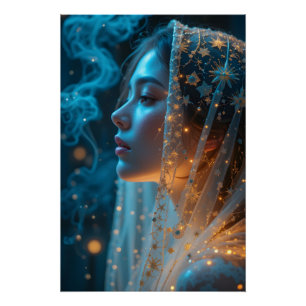 Betoverd lichtportret perfect poster