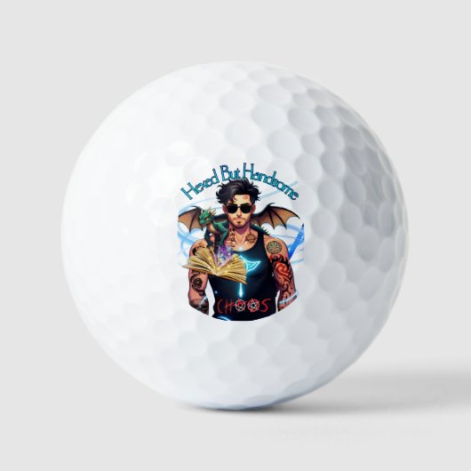 Betoverd Maar Knap Chaos Golfballen (Voorkant)