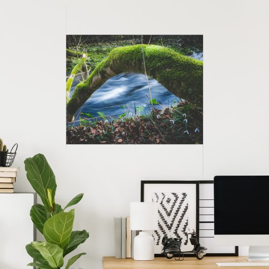 Betoverd magisch bos poster (Thuiskantoor)