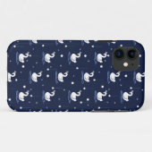 Betoverd meer - sierlijk zwaan patroon ontwerp Case-Mate iPhone case (Achterkant (horizontaal))