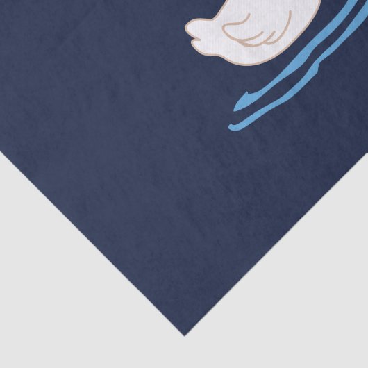 Betoverd meer - sierlijke zwaan tissuepapier (Detail)