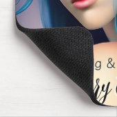 betoverd meisje met bloemen | Sprookje Muismat (Hoek)