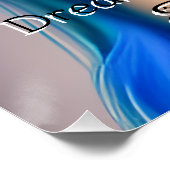  betoverd meisje met bloemen | Sprookje Perfect Poster (Hoek)