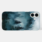 Betoverd Middernachtblauw Bos  Case-Mate iPhone Case (Achterkant (horizontaal))