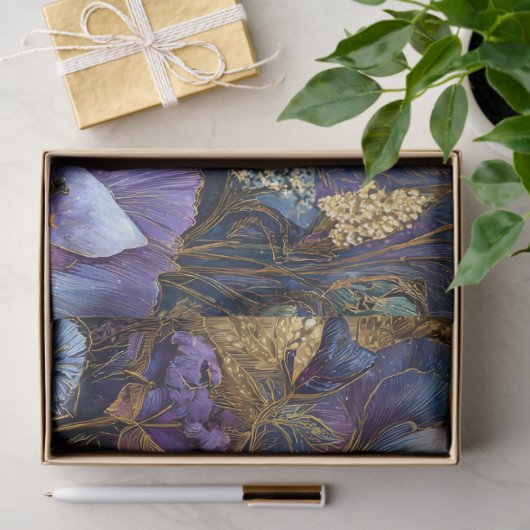 BETOVERD MIDNIGHT GARDEN DECOUPAGE WEEFSELPAPIER TISSUEPAPIER (Geschenk)