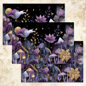 BETOVERD MIDNIGHT GARDEN DECOUPAGE WEEFSELPAPIER TISSUEPAPIER