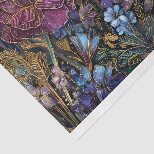 BETOVERD MIDNIGHT GARDEN DECOUPAGE WEEFSELPAPIER TISSUEPAPIER (Detail)