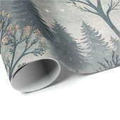 Betoverd nevelwoud met donker kasteel – etherisch cadeaupapier (Rol Hoek)