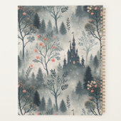 Betoverd nevelwoud met donker kasteel – etherisch planner (Achterkant)
