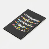 Betoverd om jou te leren Leraar Grappig Post-it® Notes (Schuin)
