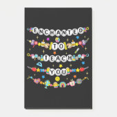 Betoverd om jou te leren Leraar Grappig Post-it® Notes (Voorkant)
