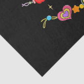 Betoverd om jou te leren Leraar Grappig Tissuepapier (Detail)