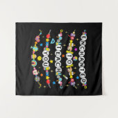 Betoverd om jou te leren Leraar Grappig Wandkleed (Voorkant (horizontaal))