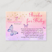 Betoverd om u te ontmoeten Butterfly Baby shower s Informatiekaartje (Voorkant)