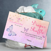 Betoverd om u vlinder Baby shower luier te ontmoet Informatiekaartje
