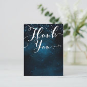 BETOVERD ONDER DE STERREN Sterrenhemel BEDANKT Briefkaart (Staand voorkant)