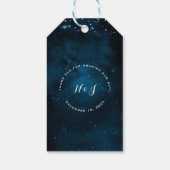 Betoverd Onder de sterren sterrenhemel DANK U Cadeaulabel (Achterkant)