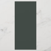Betoverd Oud-Hollands Art Nouveau Huwelijk Menu (Achterkant)