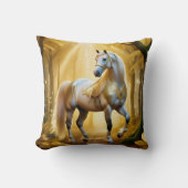 Betoverd paard in het gouden bos kussen (Voorkant)