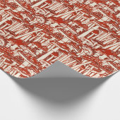 Betoverd paddenstoelenbos cadeaupapier (Hoek)