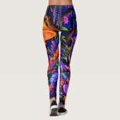 Betoverd paddenstoelenbos leggings (Achterkant)