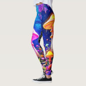 Betoverd paddenstoelenbos leggings (Links)