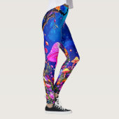 Betoverd paddenstoelenbos leggings (Rechts)