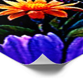 Betoverd paddenstoelenbos poster (Hoek)