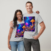 Betoverd paddenstoelenbos t-shirt (Unisex)