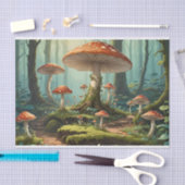 Betoverd paddenstoelenbos tissuepapier (Craft)
