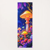 Betoverd paddenstoelenbos yogamat (Achterkant)