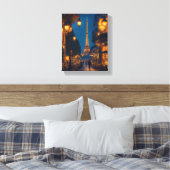 Betoverd Parijs: 3 Canvas Afdruk (Insitu (Slaapkamer))