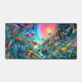 Betoverd psychedelisch droomlandschap bureaumat (Voorkant)